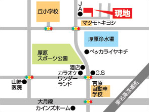 富士市厚原地図