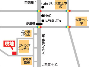 富士宮市万野原新田地図