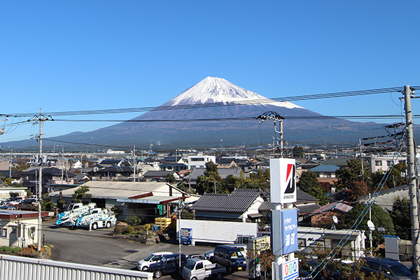 2階からの富士山