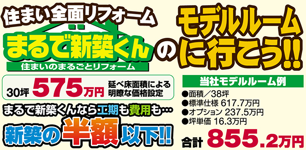 住まい全面リフォームまるで新築くん