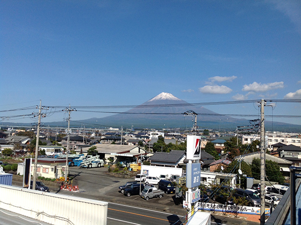 ２階からの富士山