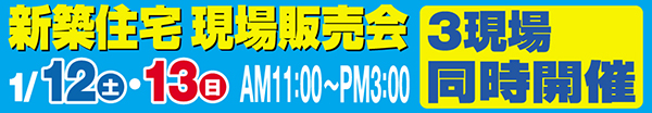 新築住宅現場販売会
