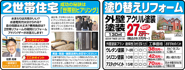 2世帯住宅・内装リフォーム