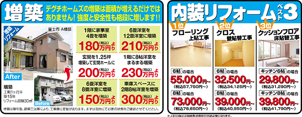 増築内装リフォーム
