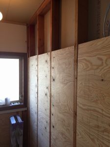 トイレ工事施工中③