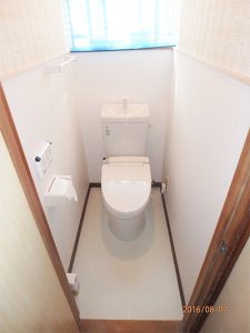 【和式から洋式へ】トイレリフォーム施工事例　富士宮市　N様邸